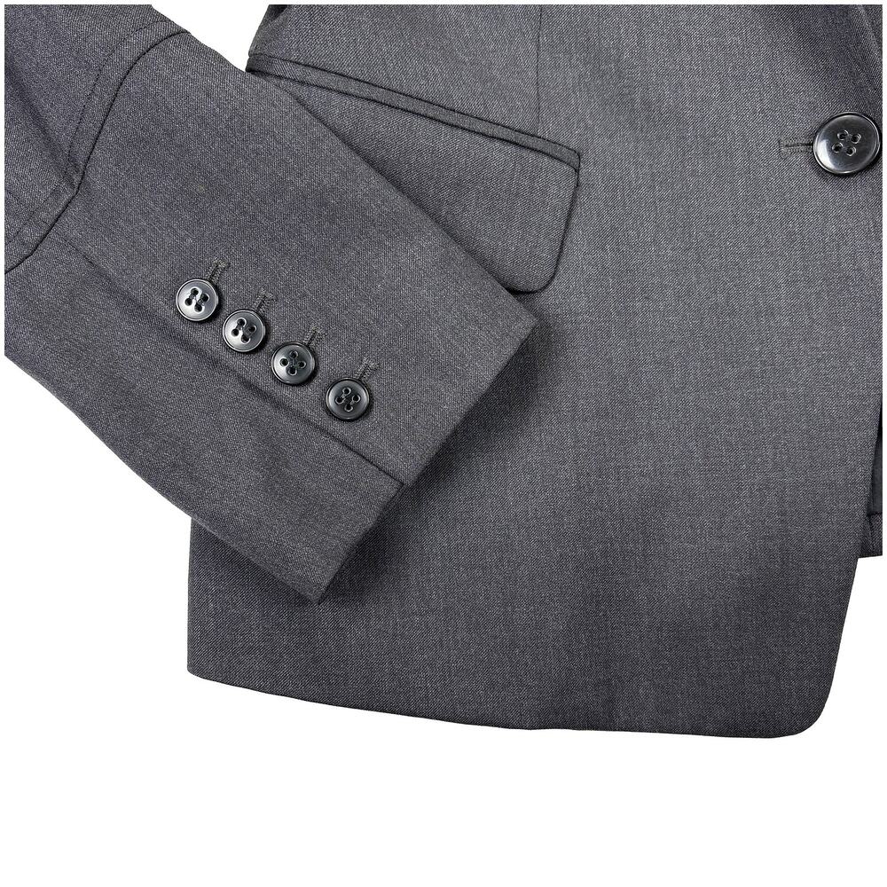 Tara Jarmon Z Victory Wool Blazer VTG Y2K Women 40 US 8 Gray Suit Jacket France - Picture 6 of 9
